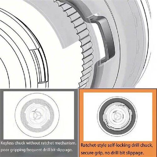 ABKO-Multi - Function 1.5-13Mm Self-Tighten Keyless Drill