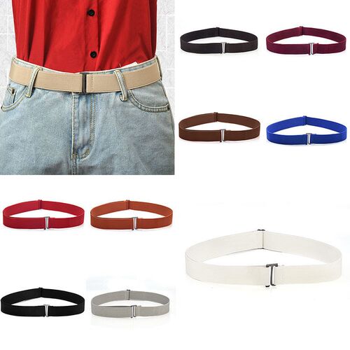 No Show Adjustable Size Elastic Band Elastic Stretch Waist B