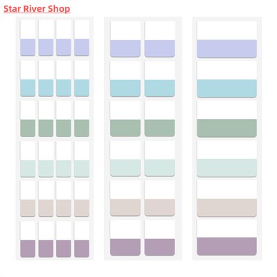 10 Sheets Sticky Index Tabs, Writable File Tabs Flags Notebo