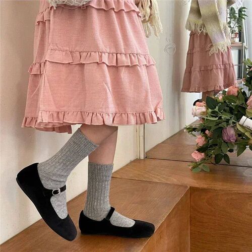 Wool Cashmere Thermal Long Sock for Women Homewear Sleeping