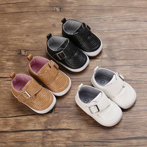 Soft Sole AntiSlip Baby Shoes 01 Year Old Boys PU Casual Sne