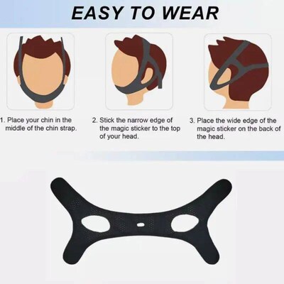 Anti Snoring Chin Strap Stop Snore Device Breathable Chin Re