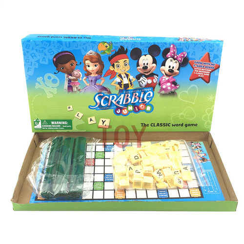 English Game Scrabble Toys Learn Words Early Education Deskt