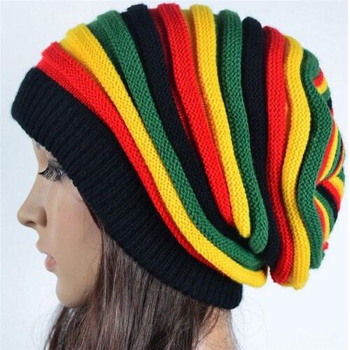 Jamaica Reggae Gorro Rasta Style Cappello Hip Pop Mens Wint
