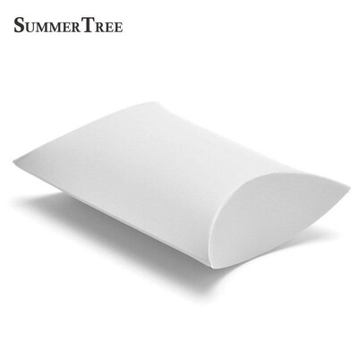100pcs/lot Pillow Wedding Party Favor Paper DIY Gift Box Can