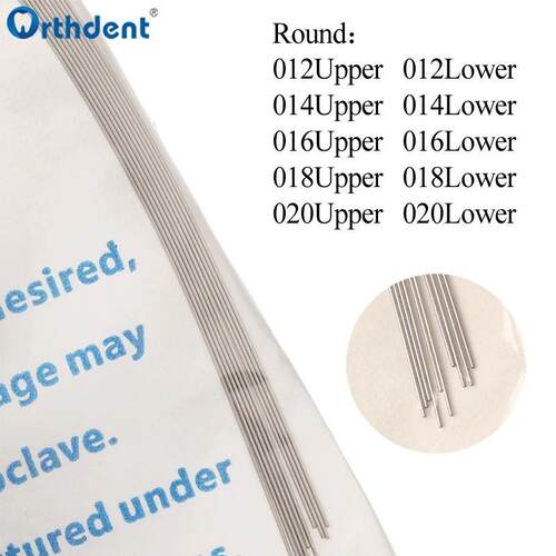 100 Pcs Dental Niti Archwire Super Elastic Orthodontic Arche