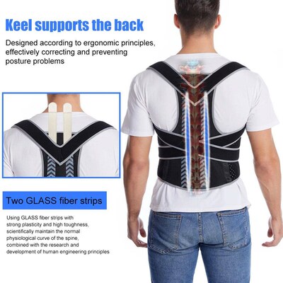 Straight Back Posture Corrector Shoulder Lumbar Brace Spine