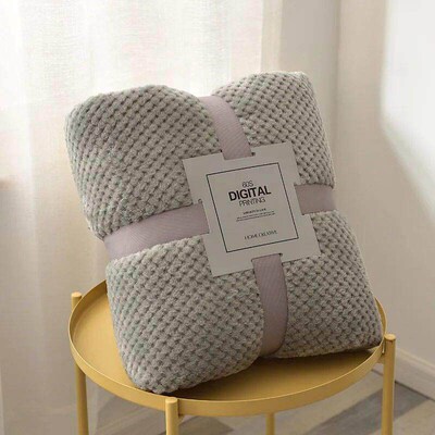 Baby Blanket Soft Fleece Infant Thick Quilt Bedding Swaddle