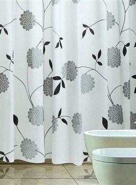 bathroom shower curtain padded waterproof mildew shower