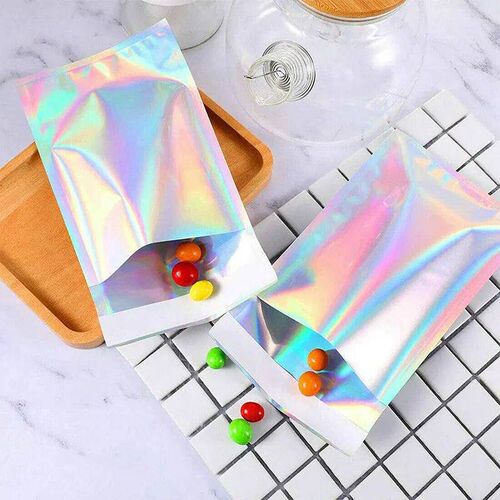 25pcs Holographic Rainbow Flat Foil Mailing Envelope Large L