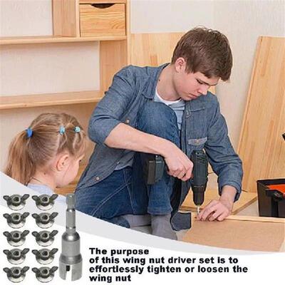 Wing Nuts Assorted Sizes Multifunctional Butterfly Wing-Nut