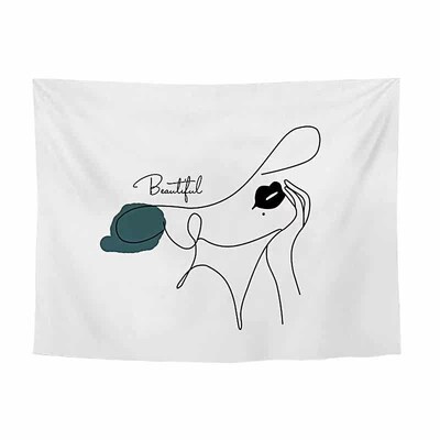Background cloth ins hanging cloth tapestry photo to map bed