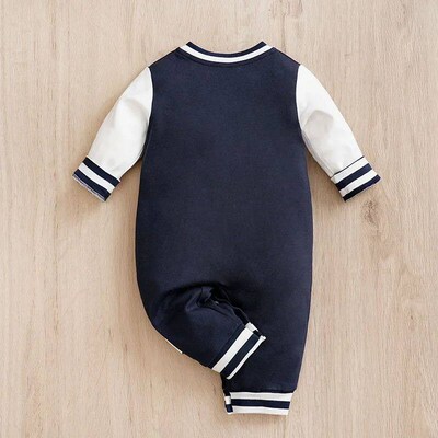 BabyBoys AndGirls Newborn Casual Solid Color Contrasting Chi