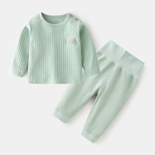 Baby Underwear Set Cotton Collar Shoulder Button TwoPiece Ki