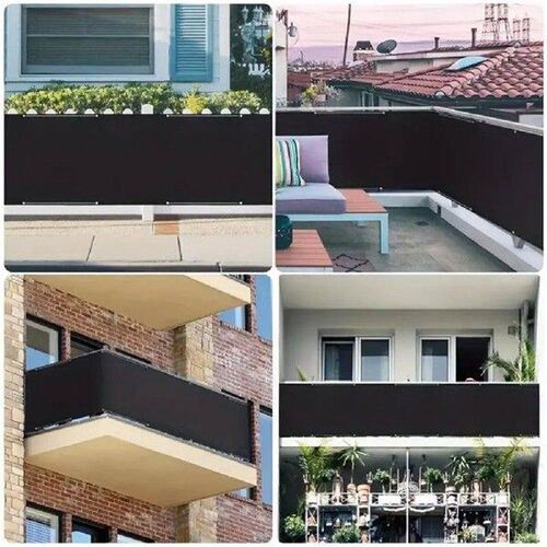 Balcony Privacy Screen Fireproof Heat Grill Mat for Outdoor