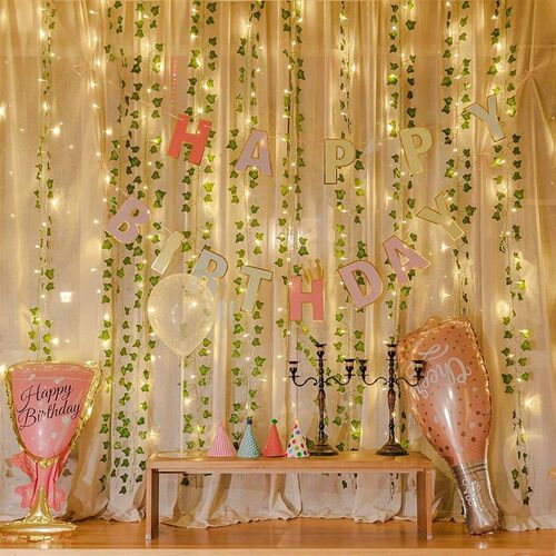 1Set  Artificial ivy Plants Fake Vines String Lights Hanging
