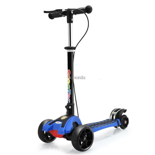 FJ0059 Childrens Scooter Tricycles Child Kids Folding Foot