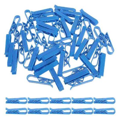 50 Pcs Car Trash Can Garbage Clip Waste Basket Clips Bin