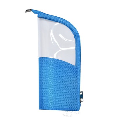 Makeup Bag Brush Holder Pencil Case Zipper Closure Stand-up