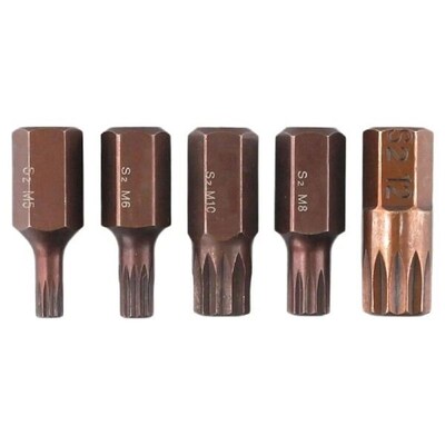 10mm Hex Shank Star Screwdriver Bit Alloy Steel For Impact