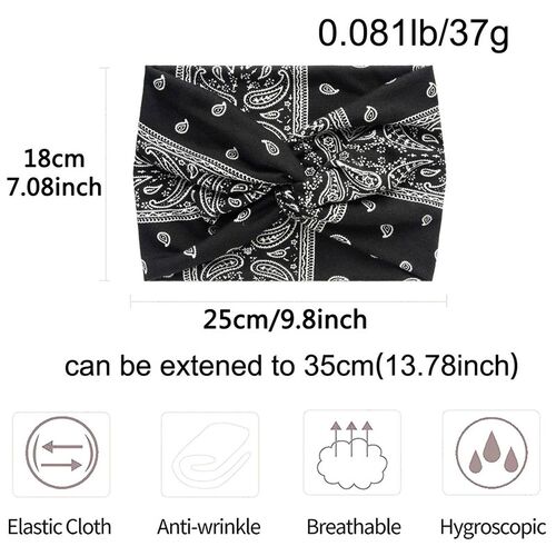 Twisted Wide Headbands for Women Extra Large Turban Workout