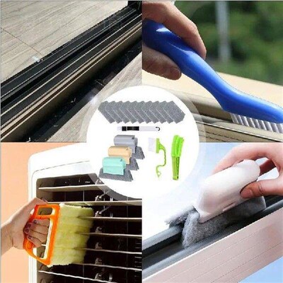 Window Groove Cleaning Brush 16X/set Multifunction Groove