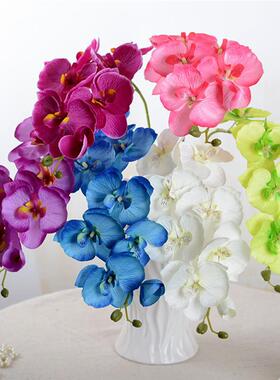 Artificial Silk White Orchid Flowers High Quality Butterfly
