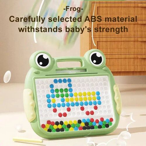 Magnetic Drawing Board for Toddlers Magnet Beads and Pen Dra