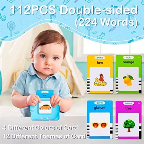 Talking Flash Cards Early Educational Toys  Baby Boys Girls
