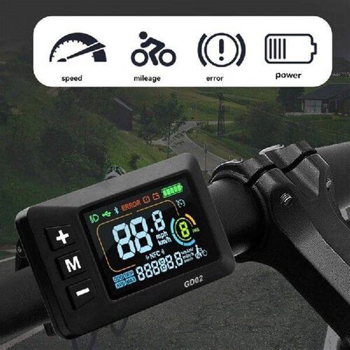 LCD-GD02 Electric Bike LCD Display Meter  Dashboard Display