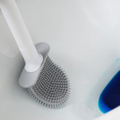 Water Leak Proof Breathable Base Brush with Silicone Toilet