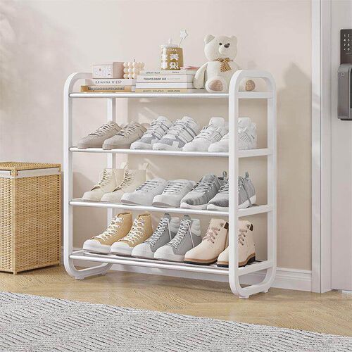 Easy Assembled Light Plastic  Tier Shoe Rack Shelf Storage