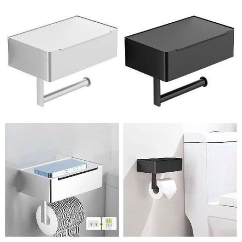 Stainless Steel Toilet Tissue Paper Holder Storage Rack