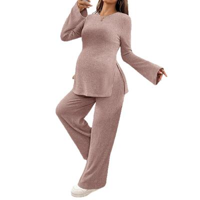 New maternity clothing set spring Pregnant women tops pants