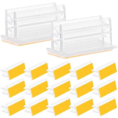 50 Pcs Tag Sign Stand Self Adhesive Holders Name Panel