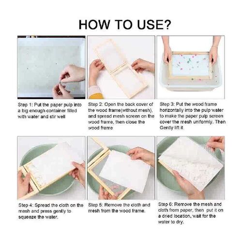 Multi-size Paper Making Mould Frame DIY Papermaking Paper