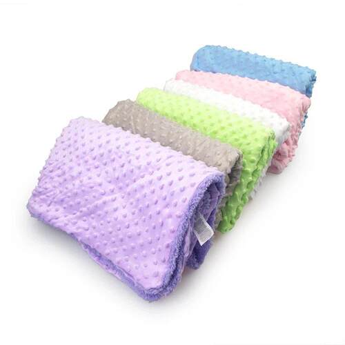 Autumn Winter Fleece Blankets for Babies Newbown Baby Swaddl