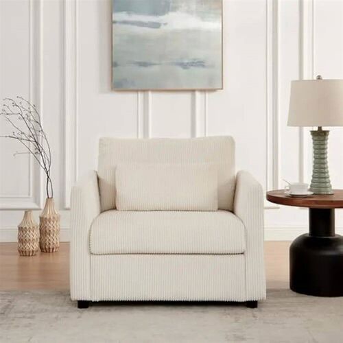 Modern Accent Chair Living Room Chairs in Corduroy Fabric,Re