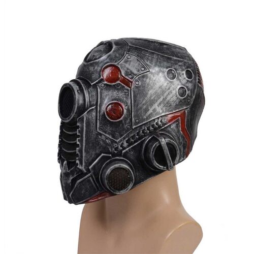 Punk Masque Helmet Halloween Cosplay Natural Latex Full Head