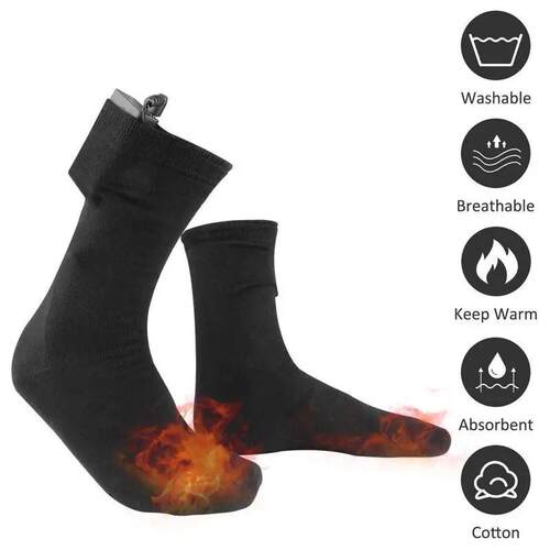 Electric Socks for Men Rechargeable USB Electric Heated Sock