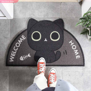 Dust Door Entrance Cartoon Hallway Scraping Mat Kitchen Sand