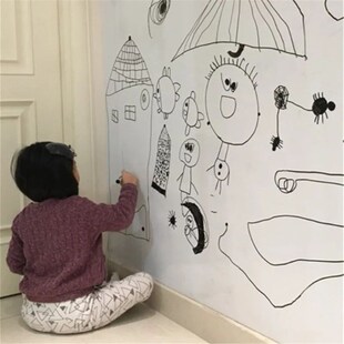 Blackboard ers Chalk Board Removable PVC Draw Mural Decor Ar