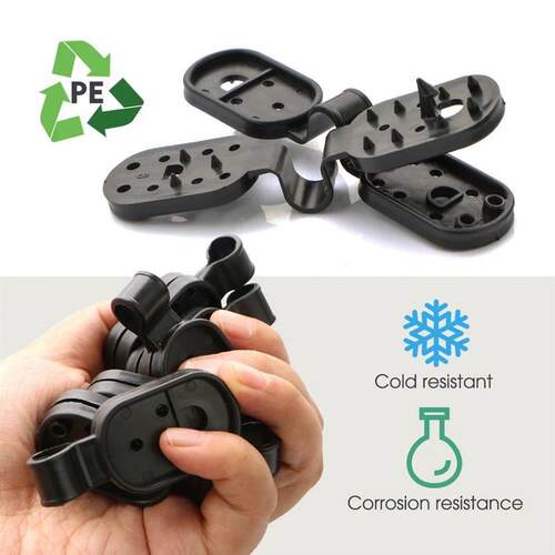 20PCS Reusable Plastic Sunshade Net Fixed Clip Greenhouse Sh