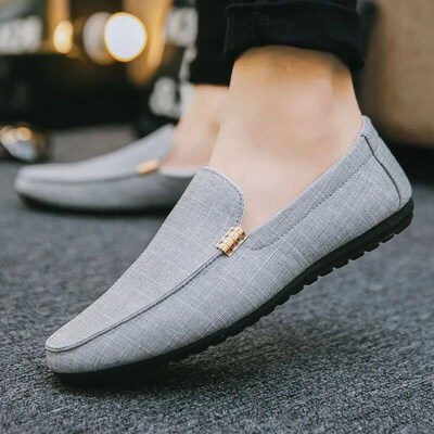 Men Casual Shoes  Slip On Fashion Loafers for Male Luxury Dr