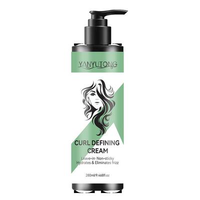 Alcohol-Free Curl Defining Hair Curling Cream Fluffy Bouncy