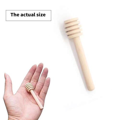 High Quality Honey Stir Bar Mixing Handle Jar Spoon Practica