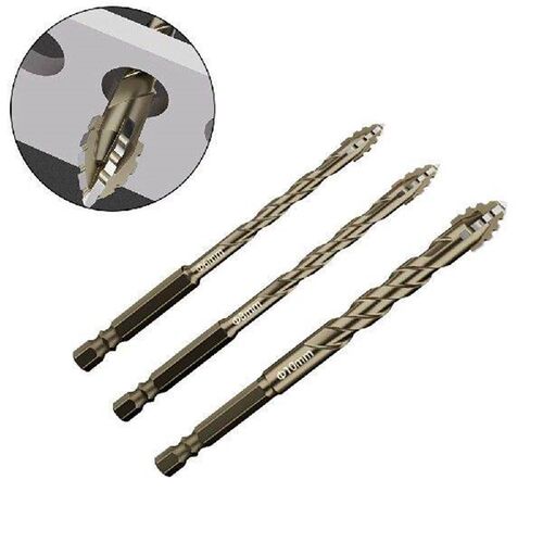 Set of 3 Eccentric Drill Bits for Glass Tile Punching
