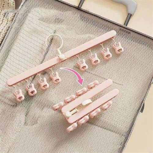 Foldable Socks Clips For Secure Drying Space Saving