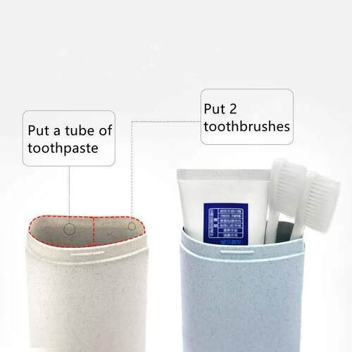1PC 4 Colors Portable Toothbrush Storage Box Travel Camping