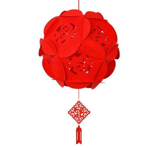 88CM Waterproof Good Fortune Red Paper Lanterns for